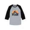 Poler Pigeon Rainbow Raglan T-Shirt - Black -Skateshop24 Skateboard 233clm2006 blk 1 1280x1280