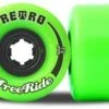 Retro FreeRides Lime Green Longboard Wheels 72mm / 80a -Skateshop24 Skateboard 4250668931512 0 1280x1280