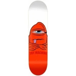 Toy Machine Bored Sect White Skateboard Deck 8.0