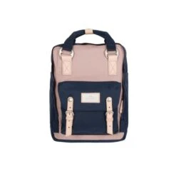 Doughnut Macaroon Rucksack - Light Pink Navy