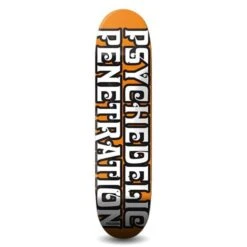 Freedom Psychedelic Penetration Orange Skateboard Deck
