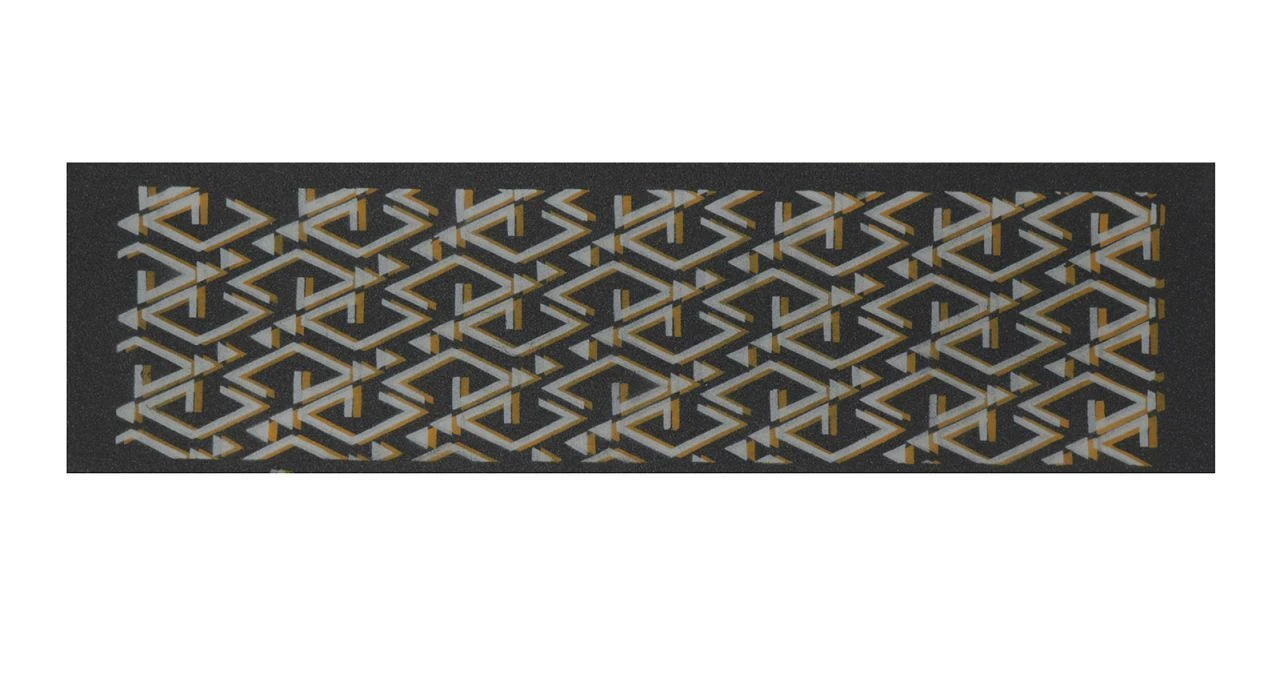 Goly Skateboard Griptape Pattern Orange 9" 3 Goly Skateboard Griptape Pattern Orange 9"