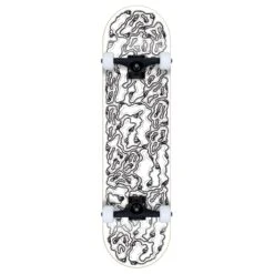 INJURY Komplett Skateboard Ghosts White