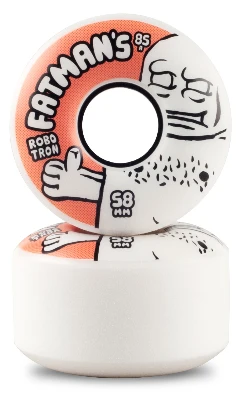 Robotron Skateboard Rollen Fatman Cruiser 58mm 85A