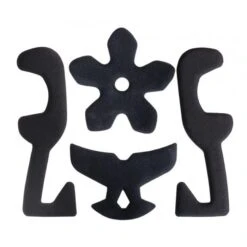 Shadow Riding Gear Featherweight Helmet Replacement Pads Black 8mm