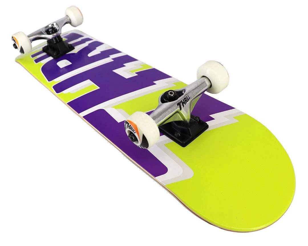Thrill Komplett Skateboard Logo Lime 5 Thrill Komplett Skateboard Logo Lime – Bild 3