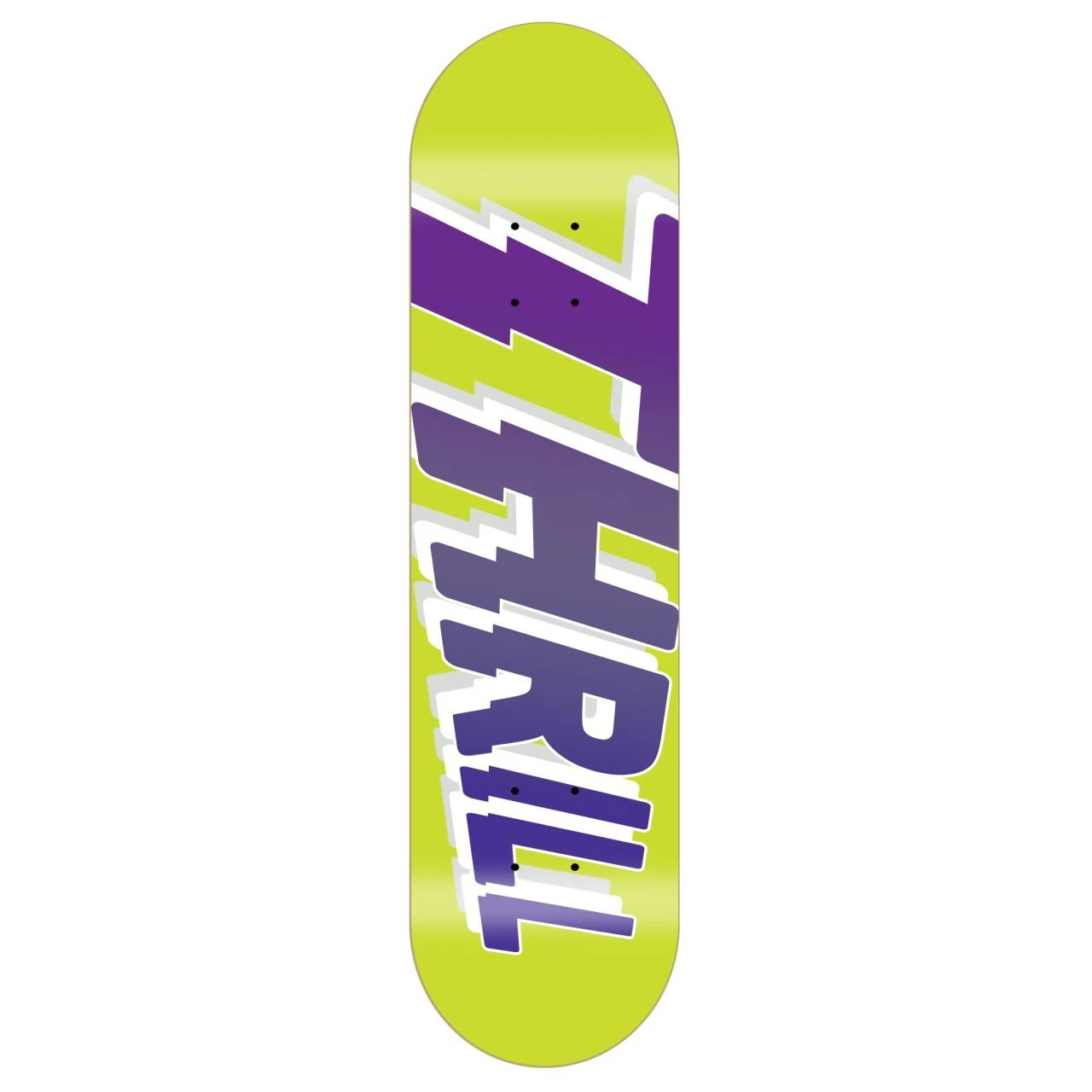 Thrill Skateboard Deck Logo Yellow 3 Thrill Skateboard Deck Logo Yellow