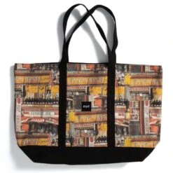 HUF Printed Tote Bag - Black