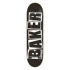 BAKER Deck BRAND LOGO BLK/WHT 8.4 -Skateshop24 Skateboard bakdec brlobh84 black white 1280x1280