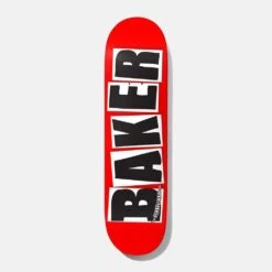 BAKER Deck BRAND LOGO BLACK Red/black 8.475
