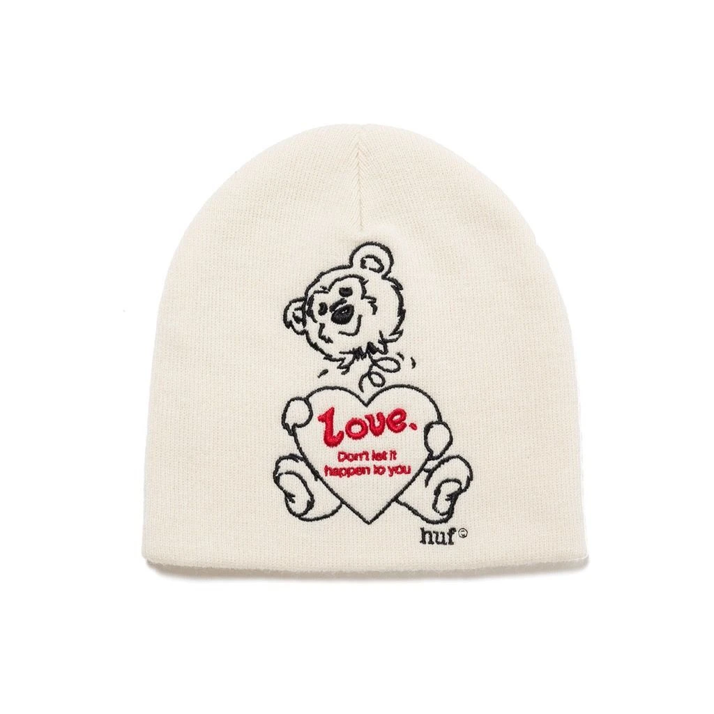 HUF Bad News Beanie - Bone 3 HUF Bad News Beanie - Bone