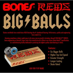 Bones Reds Big Balls Skateboard Kugellager -Skateshop24 Skateboard bones reds big balls kugellager 1280x1280
