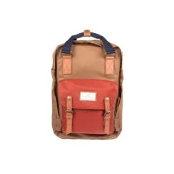 Doughnut Macaroon Earth Tone Series Rucksack Khaki X Clay Soil