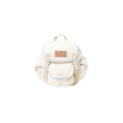 Doughnut Lighthouse Fluffy Series Rucksack - Cream X Blue Lotus