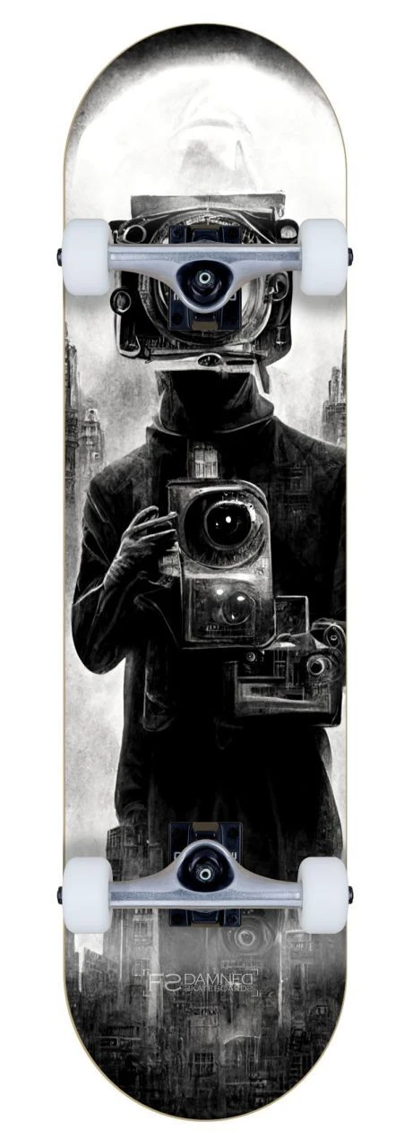 Damned Komplett Skateboard FS New York 3 Damned Komplett Skateboard FS New York