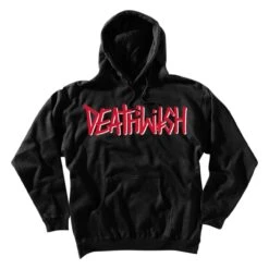 DEATHWISH Sweat DEATHSPRAY Hooded Black/red
