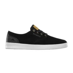 EMERICA Shoe THE ROMERO LACED Bla/bla/whi Black/black/white