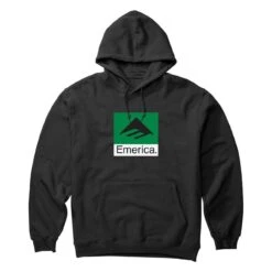 EMERICA Sweat CLASSIC COMBO HOODIE Black
