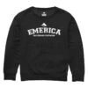EMERICA Sweat COLLEGIATE CREWNECK Black