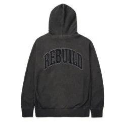 HUF Destroy Rebuild Faded Hoodie - Gunmetal 5 HUF Destroy Rebuild Faded Hoodie - Gunmetal -Skateshop24 Skateboard fl00187 gunmt 2 1280x1280