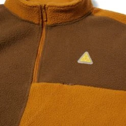 HUF Expedition Quarter Zip Pile Fleece - Coffee -Skateshop24 Skateboard fl00215 coffe 3 1280x1280