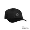 HUF Essentials TT Logo CV 6 Panel Black -Skateshop24 Skateboard ht00346 black 1 1280x1280