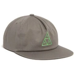 HUF Ess Unstructured Triple Triangle Snapback - Grey