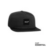 HUF Essentials Unstructured Box Snapback Black 2 HUF Essentials Unstructured Box Snapback Black -Skateshop24 Skateboard ht00544 black 1 1280x1280