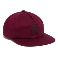 HUF Ess Unstructured Box Snapback - Wine