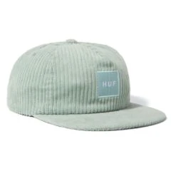 HUF Box Logo Cord 5 Panel Hat - Mint