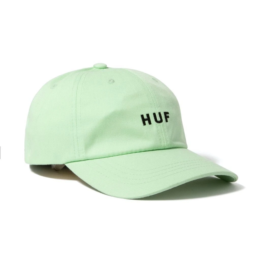 HUF Set OG Curved Visor 6 Panel Hat - Smoke Green 3 HUF Set OG Curved Visor 6 Panel Hat - Smoke Green