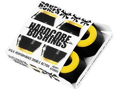 Bones Hardcore Bushings Black 91A Medium - SET 3 Bones Hardcore Bushings Black 91A Medium - SET