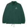 HUF Essentials Triple Triangle Coach Jacket - Forest Green -Skateshop24 Skateboard jk00352 fogrn 1 1280x1280