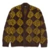 HUF Fuck It Cardigan Chocolate Brown -Skateshop24 Skateboard kn00315 ctbrn 1 1280x1280
