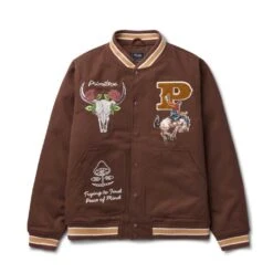 Primitive Badlands Varsity Jacke - Brown