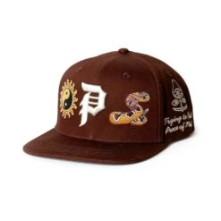 Primitive Badlands Snapback Cap - Brown
