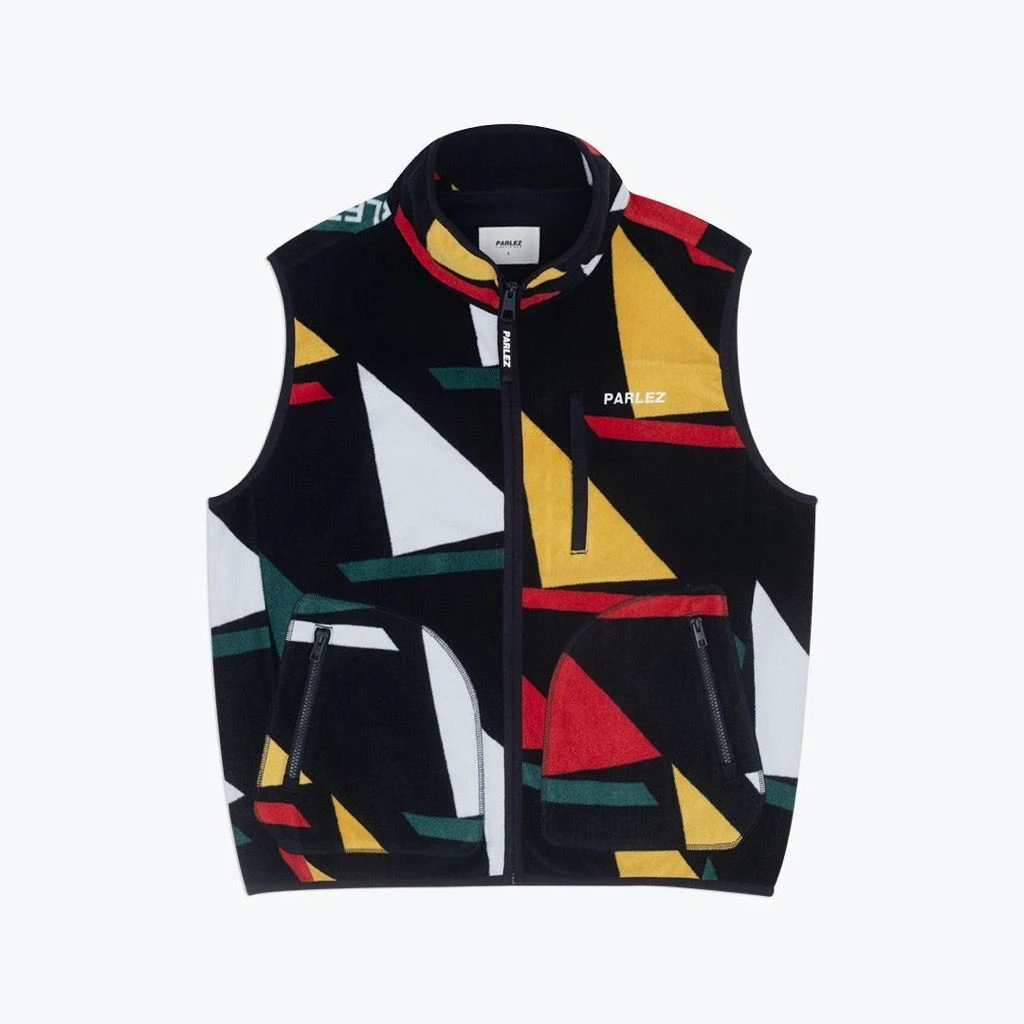 Parlez Lark Fleece Weste - Multi 3 Parlez Lark Fleece Weste - Multi