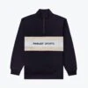 Parlez Carluccio Quarter Zip - Navy -Skateshop24 Skateboard paraw23053 1 1280x1280