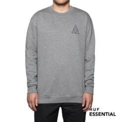 HUF Essentials TT Pullover Athletic Heather