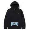 HUF Draft Pick Hoodie - Black -Skateshop24 Skateboard pf00458 black 1 1280x1280
