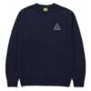 HUF Essentials Triple Triangle Pullover - Navy -Skateshop24 Skateboard pf00492 navy 1 1280x1280