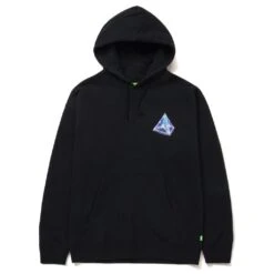 HUF Tesseract Triple Triangle Hoodie - Black