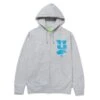 HUF Megablast Full Zip Hoodie - Athletic Heather -Skateshop24 Skateboard pf00554 athhr 1 1280x1280