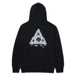 HUF Brick Lurk Hoodie - Black -Skateshop24 Skateboard pf00555 black 2 1280x1280