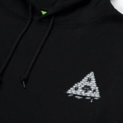 HUF Brick Lurk Hoodie - Black -Skateshop24 Skateboard pf00555 black 3 1280x1280