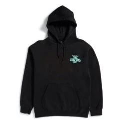 HUF Paid In Full Hoodie - Black -Skateshop24 Skateboard pf00570 black 2 1280x1280