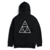 HUF Set Triple Triangle Hoodie - Black -Skateshop24 Skateboard pf00572 black 1 1280x1280