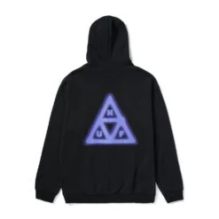 HUF Horus Zip Hoodie - Black -Skateshop24 Skateboard pf00614 black 2 1280x1280