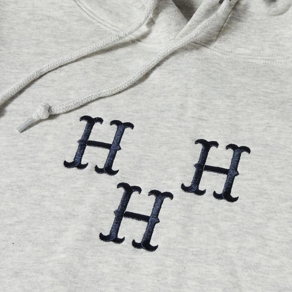 HUF Hat Trick Hoodie - Heather Grey 4 HUF Hat Trick Hoodie - Heather Grey – Bild 2