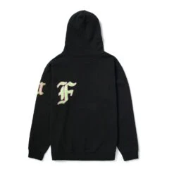 HUF Fly Die Hoodie - Black -Skateshop24 Skateboard pf00622 black 2 1280x1280